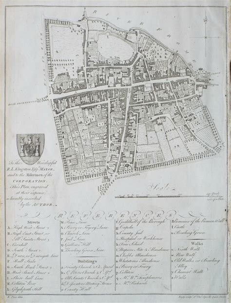 Antique Maps Of Dorchester In Dorset