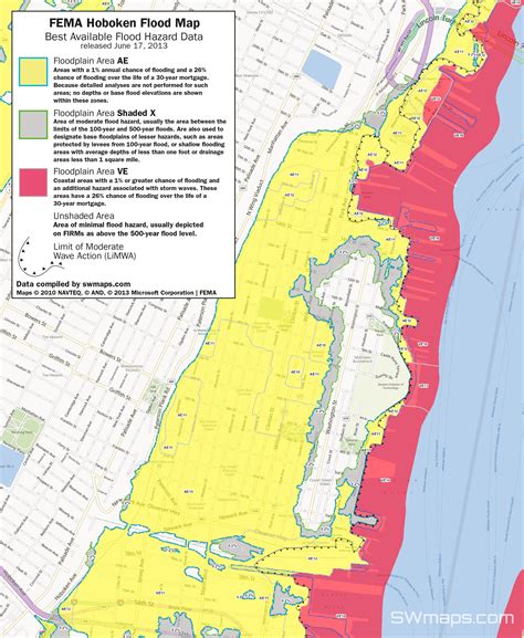 New Hoboken Flood Map Fema Best Available Flood Hazard Data