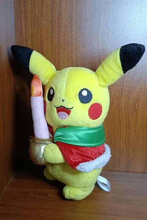 Rare Pokemon Center Christmas Pikachu Plush Hobbies And Toys Toys