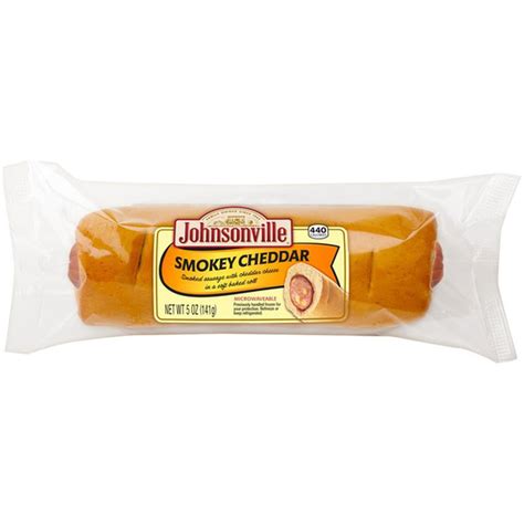 Johnsonville Smokey Cheddar Smoked Sausage In A Soft Baked Roll