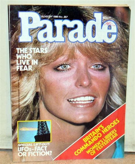 Vintage Rare 1980 Parad Magazine Farrah Fawcett Cover Charlies Angels
