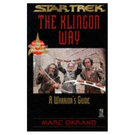 Klingon Warriors Guide Klingon Books Star Trek