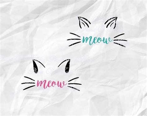 Free Free 118 Cat Whiskers Cat Face Svg Free SVG PNG EPS DXF File