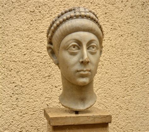 Bust Of Emperor Arcadius Period Early Byzantine Circa Late 4th