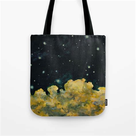 Golden Starry Night Sky Tote Bag By Hc By Liz Society6