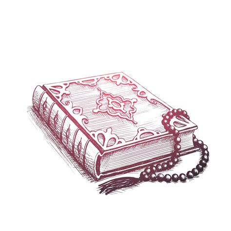 Premium Vector Koran Realistic Sketch Art