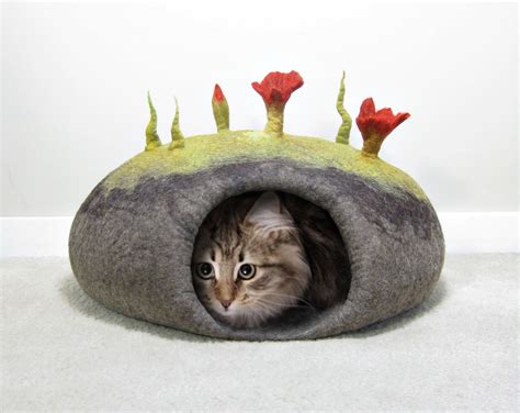 Discover our luxury range of felted wool cat beds today. Felted Cat Bed TUTORIAL / Cat Cave Pattern. Instant PDF