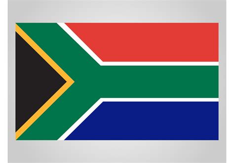 South African Flag Template