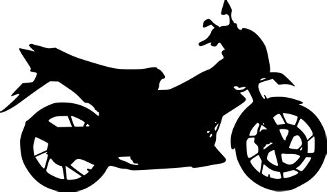 6 Motorcycle Silhouettes Png Transparent