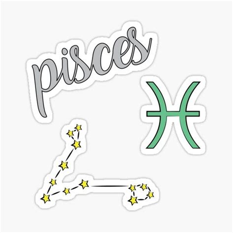 Pisces Ts And Merchandise For Sale Cute Laptop Stickers Pisces