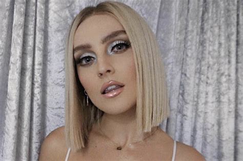 little mix songstress perrie edwards strips to knickers on instagram daily star