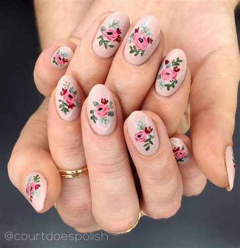 100 best nail art ideas you will love omg cheese wedding nail art design floral nails