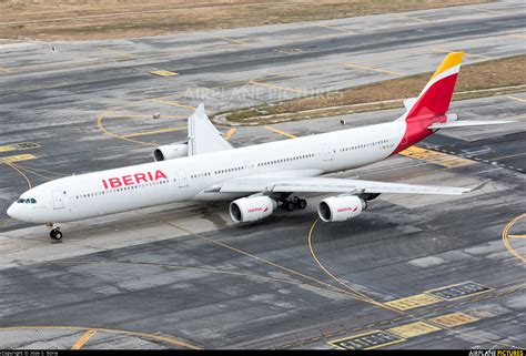 Ec Jcy Iberia Airbus A340 600 At Madrid Barajas Photo Id 892009