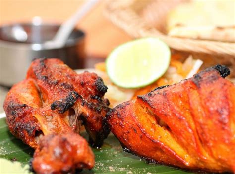 Download Sliced Tandoori Chicken Wallpaper