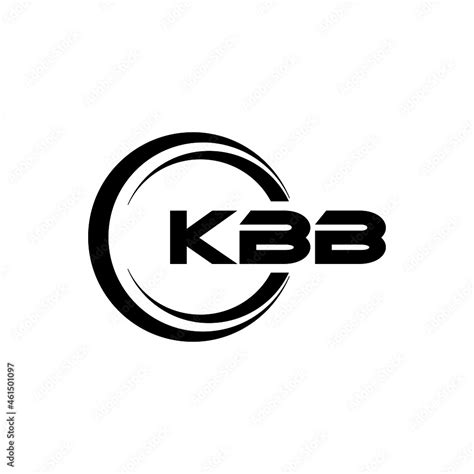 Kbb Letter Logo Design With White Background In Illustrator Vector