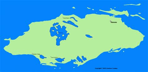 Nassau Bahamas Map