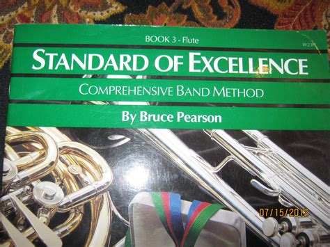 Standard Of Excellence By Bruce Pearson Book 3 Flute Ebay