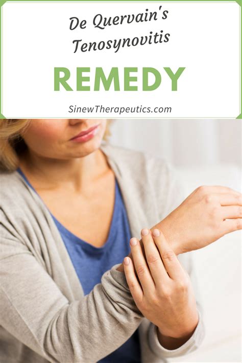 Remedy For De Quervain S Tenosynovitis Carpal Tunnel Surgery Carpal
