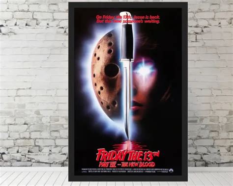 Friday The 13th Part Vii The New Blood Movie Poster Horror 11x17