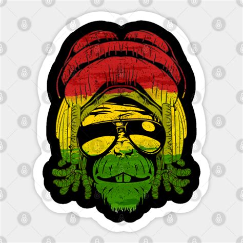 Rasta Lion Reggae Rastafari Roots Good Vibes Reggae Sticker Teepublic