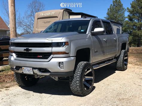 2018 Chevrolet Silverado 1500 With 22x12 44 Xf Offroad Xf 214 And 35