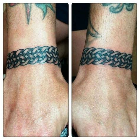Celtic Wrist Bands Tattoo Wrist Band Tattoo Wrist Tattoos For Guys