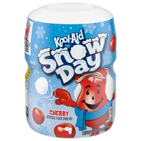 Kool Aid Sugar Sweetened Cherry Red Powdered Soft Drink Mix 19 Oz