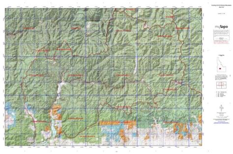 Idaho Hunting Unit 43 Smoky Mountains Topo Maps Huntersdomain