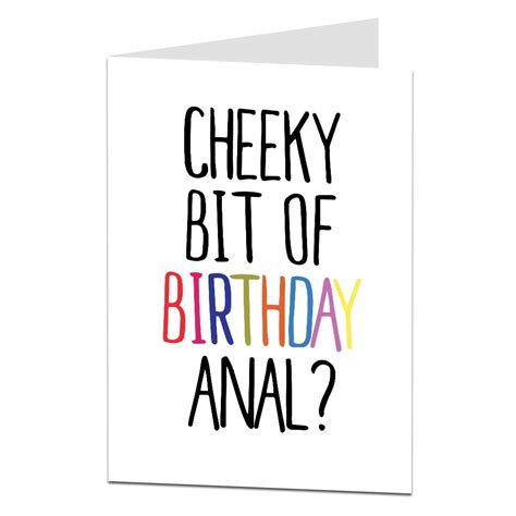 Birthday Anal Card Limalima
