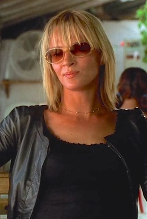 It was for the famous driving scene where her character is in a. Uma Thurman (Kill Bill) | Tarantino movies | Frisuren ...
