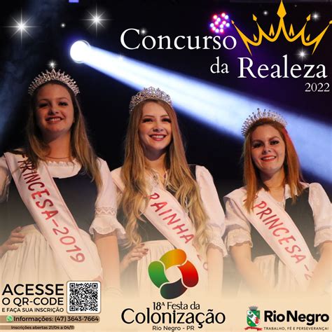 Concurso Realeza Da Festa Da Coloniza O Est Com Inscri Es Abertas Click Riomafra