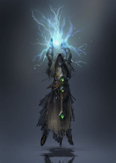Lightning Mage By 2blind2draw On Deviantart Fantasy Wizard Character