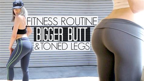 How To Get A Bigger Butt And Toned Legs At Home Butt And Legs Workouts