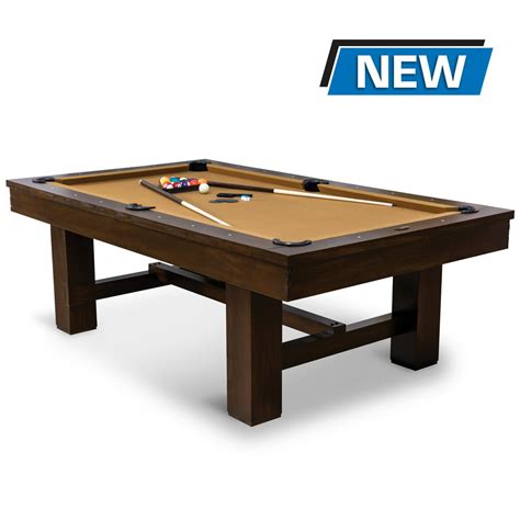 Classic Sport Tan Pool Table Official Size 96 X 55 Set Up In 10