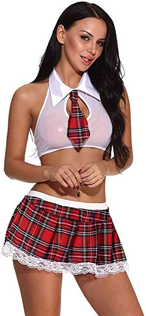 jaysis lingerie tenue ecoliere costume ensembles lingerie sexy femme coquine schoolgirl cosplay