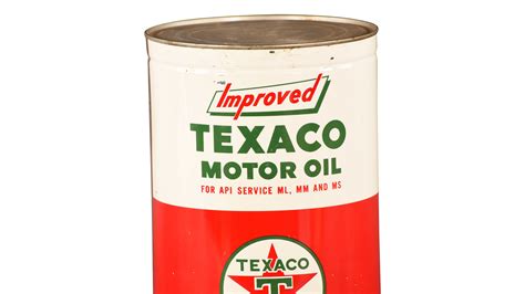 Improved Texaco Motor Oil Cans Lot Of 3 T125 Walworth 2016