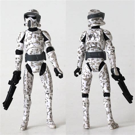 Star Wars Clone Wars Jungle Camo Arf Trooper Cw24 Loose Figure