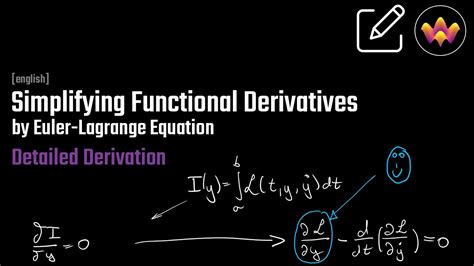 Functional Example And The Euler Lagrange Equation Youtube