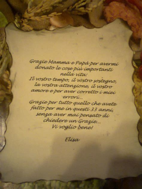 Siete la parte migliore di me. Lettera Ai Genitori Dai Figli Per Anniversario / 25 Anni ...