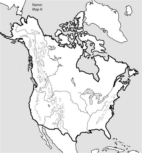 Blank Physical Map Of Canada Baltimore Map