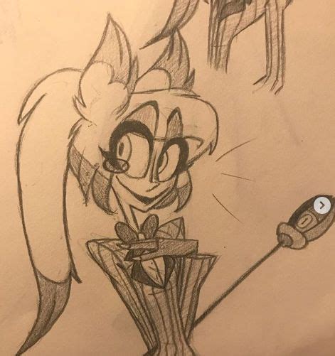 A Drawing Of A Cartoon Character Holding A Cane