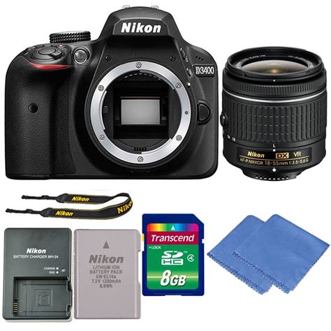 Nikon D3400 24mp Digital Slr Camera With 18 55mm Vr Lens Great Value