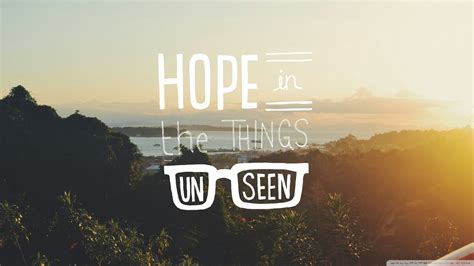 Typography Quote Hope Sunlight Landscape Glasses
