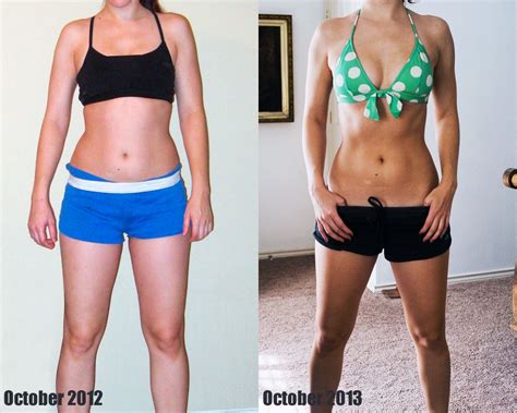 My Own Before And After Months Of Bikram Yoga Followed By Months