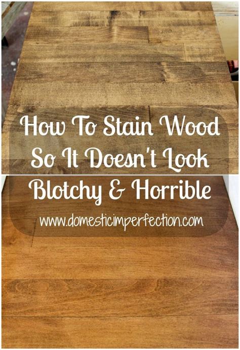 The magazine of the national wood flooring assocation. How To Stain Wood So It Doesn't Look Blotchy & Horrible ...