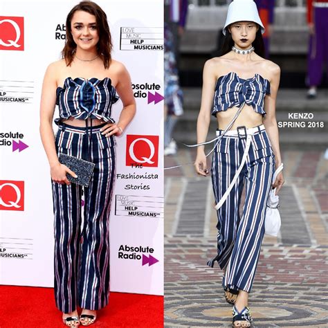 Maisie Williams In Kenzo At The 2017 Q Awards