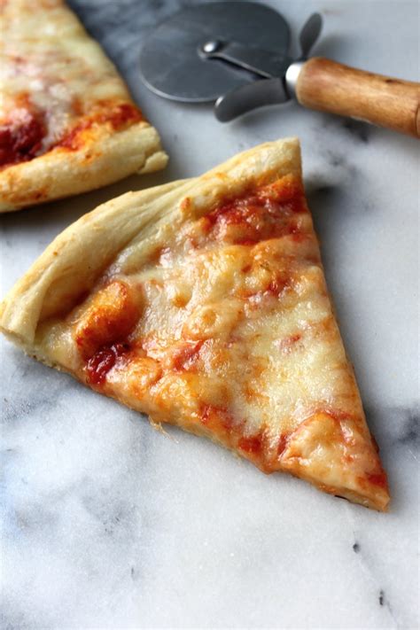 The best new york style pizza around! The Best New York Style Cheese Pizza - Baker by Nature
