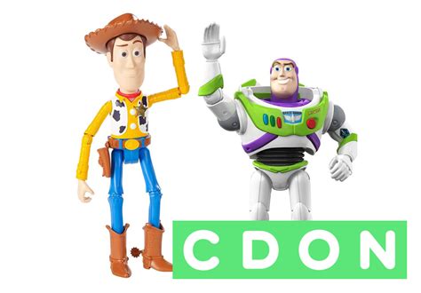 2 Pack Disney Pixar Toy Story Woody And Buzz Lightyear Poseable Action