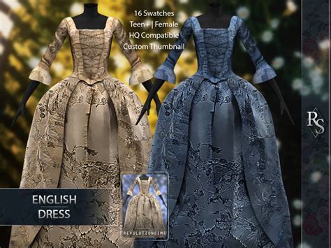 Revolution Sims Royal Clothes Sims 4 Dresses Sims 4