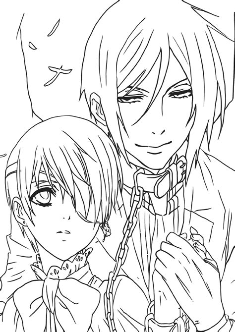 Printable Black Butler Coloring Pages Hobbies ~ Creativity